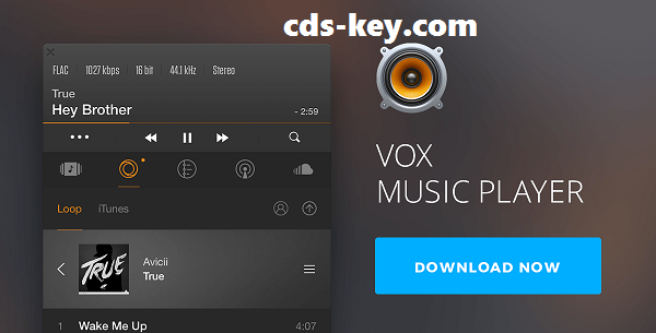 VOX Music Player Crack With Activation Key Free Download