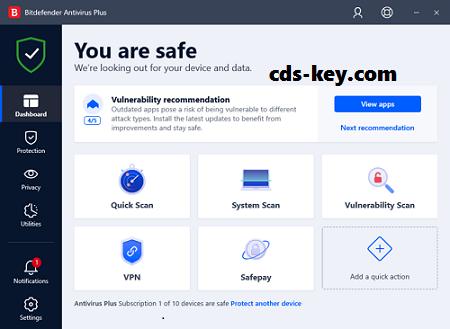 Bitdefender Total Security Crack With Activation Key Free Download