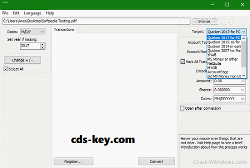 pdf2ofx Convert Crack With Serial Key Free Download